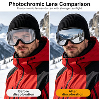 Lunettes de ski fournies par le fabricant, protection UV400, lentilles polarisées anti-buée, lunettes de sécurité pour snowboard adulte, lunettes de ski OEM