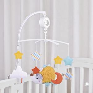 Giostrina Musicale in Tessuto per Neonati, Giocattolo Rotante a Molla per Culla con Braccio Appendibile - Product Image 2