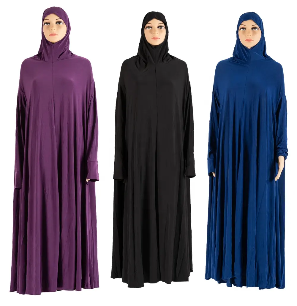 मुस्लिम महिलाओं के प्रार्थना कपड़े दुबई बुना हुआ पूजा कपड़े इस्लामी Abaya में शीर्ष बेच उत्पादों