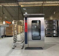Four électrique commercial multifonctionnel de grande capacité en acier inoxydable à circulation d'air chaud