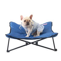Lit hamac en bois massif amovible, lavable et surélevé pour animaux de compagnie, lit hamac pour chat