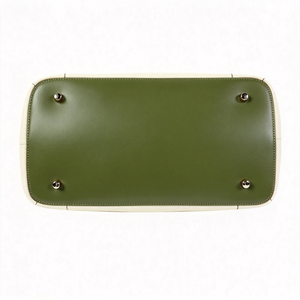 Sac fourre-tout en toile de haute qualité à rayures avec boucle magnétique, design unique et original pour les courses et les trajets estivaux - Product Image 6
