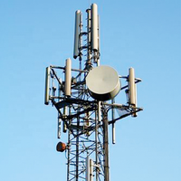 60 et 100 pieds tour de Communication d'antenne GSM télécom autoportante BTS accessoires de télécommunication WIFI Internet 5G