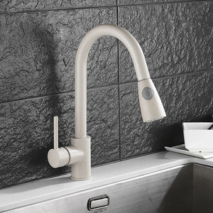 Modern Chrome Brass Single Handle Pull Out Sprayer Kitchen Cold and Hot Water Pull Down Kitchen Mixer Tap MK9824C Kitchen - Product Image 6