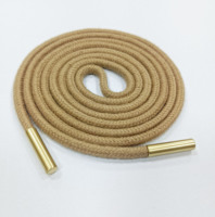 Cordón de cordón con capucha personalizado con puntas de metal para sudaderas con capucha, pantalones cortos, pantalones de chándal, cordón tubular rígido