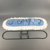 Serpillères plates antistatiques en microfibre sans peluches pour salles blanches, de différentes tailles, remplaçables, pour le nettoyage des sols et la suppression de la poussière, serpillères ESD pour salles blanches