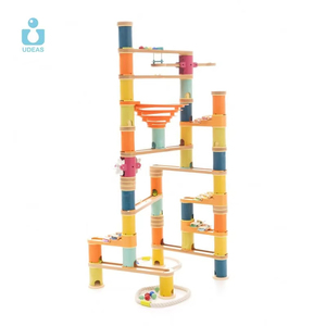 Juego <span class=keywords><strong>de</strong></span> bloques <span class=keywords><strong>de</strong></span> construcción STEM DIY, juguetes educativos y divertidos <span class=keywords><strong>de</strong></span> pista <span class=keywords><strong>de</strong></span> carreras <span class=keywords><strong>de</strong></span> mármol <span class=keywords><strong>de</strong></span> madera - Product Image 3