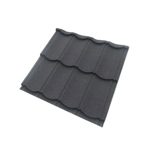 La Chine fabricant pas cher prix couleur pierre enduit métal acier bardeaux <span class=keywords><strong>de</strong></span> toiture feuille/tuiles avec Bach - Product Image 6