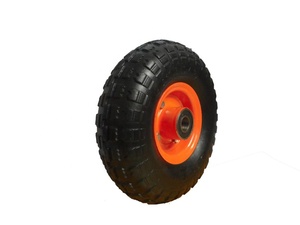 10 pulgadas <span class=keywords><strong>ruedas</strong></span> de goma sólidas/4,10/3,50-4 <span class=keywords><strong>para</strong></span> camión de mano - Product Image 4