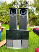 Système audio extérieur à forte puissance, vente chaude, 3600W, grande taille, trois voies, caisson de basses de 18 pouces