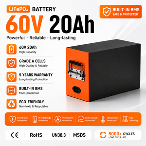 Baterías al por mayor de 60V/64V 20Ah con carcasa metálica impermeable 1C 1280Wh, paquetes de iones de litio OEM ODM para triciclos de dos/tres ruedas LFP4850 F - Product Image 5