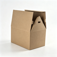 Boîte d'emballage en carton ondulé personnalisée, vente en gros, écologique, recyclable, boîte d'expédition en carton, vente au détail