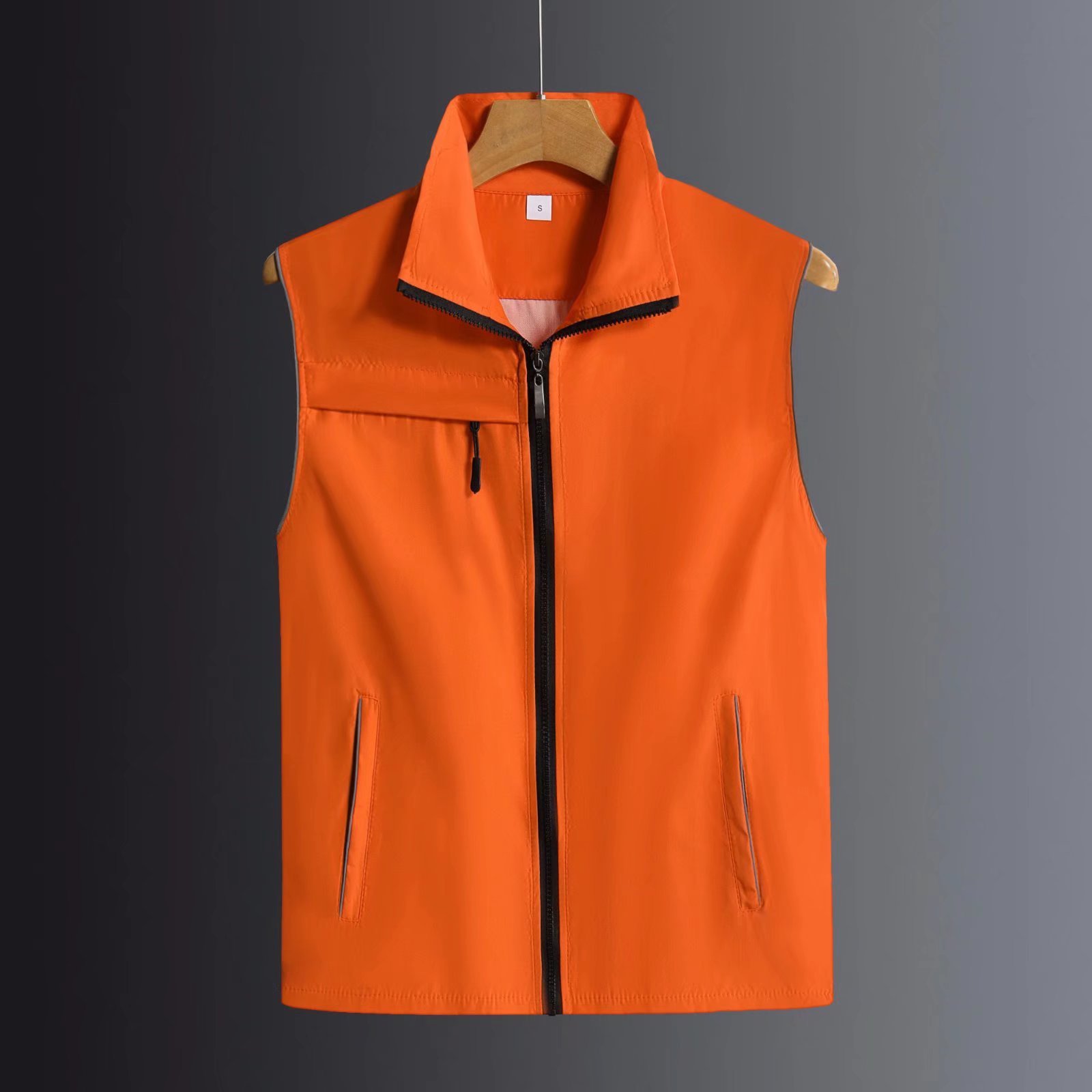 Orange réfléchissant haut de gamme à trois poches