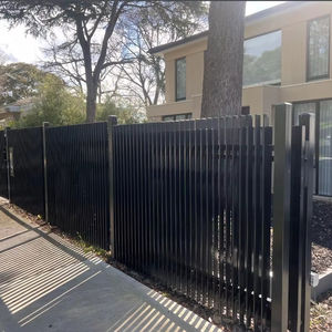 Nouveau modèle de <span class=keywords><strong>portail</strong></span> et de clôture modernes, designs de portails principaux, noir gris, portails coulissants en aluminium pour jardin résidentiel, <span class=keywords><strong>portail</strong></span> à double porte - Product Image 1