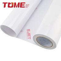 Rollo de vinilo adhesivo para publicidad, rollo de vinilo autoadhesivo para imprimir, blanco, de fábrica