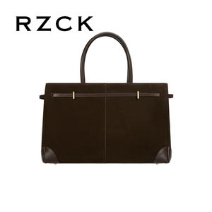 Rzk लक्जरी उच्च गुणवत्ता अनुकूलित महिला बैग ट्रेंडी स्टाइलिश बेटेड चिकनी शाकाहारी चमड़े के जूते नवीनतम कस्टम लोगो महिलाओं हैंडबैग - Product Image 5