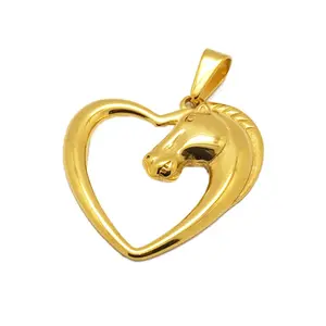 Olivia custom gold charm manufacturer wholesale men silver love pendant