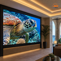 Mur vidéo LED COB UHD à micro-pitch P0.9 P1.2 P1.5 P1.8 pour hall de villa de luxe, station balnéaire, usine d'art numérique