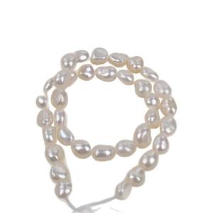 Perles d'eau douce naturelles Edison 9-10 mm, blanches et colorées, irrégulières, en vrac, pour la fabrication de bijoux DIY, accessoires - Product Image 5