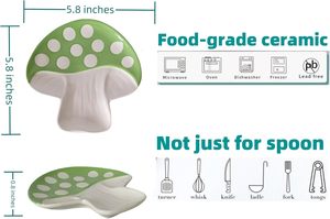 Cuchara de setas, soporte para cuchara de cocina para mostrador de cocina, accesorio de cocina - Product Image 6