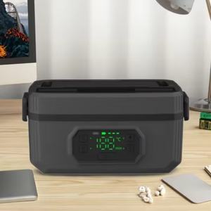 2025 Latest <b>Portable</b> Wireless 1.6L Stainless Steel Lunch Boxes <b>Electric</b> Travel Food <b>Heater</b> for Outdoor Car Household Use - Product Image 2