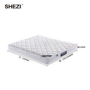 SHEZI Queen/King-Size Matelas en Latex avec Tissu à Tricoter Viscoélastique Mousse à Mémoire Modulaire <span class=keywords><strong>Convertible</strong></span> pour Chambre Salon - Product Image 3