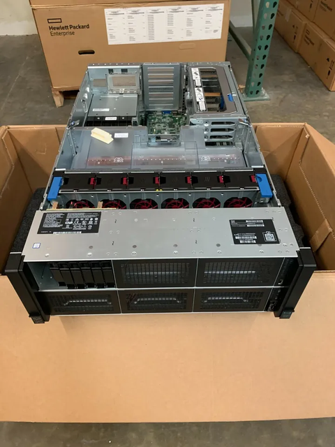 H Pe Proliant DL580 Gen10 64GB RAM 1TB DL580G10 Plus 2P 4U Rack Servidor Nas Gpu Server H Pe Workstations Mining Server