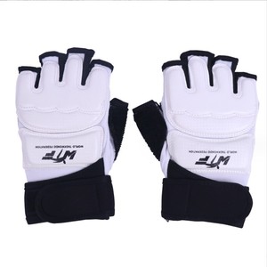 Guantes de Artes Marciales Mixtas (MMA) y Muay Thai de Medio Dedo, Material PU, Cómodos, Duraderos, Unisex, Personalizables, Protector de Pies para <span class=keywords><strong>Karate</strong></span> - Product Image 5