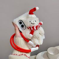 Étui de luxe 3D mignon et chaud en peluche douce pour Samsung Z Fold 8 Ultra 7 6 5 4 3