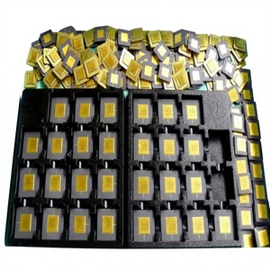 Composants de récupération d'or de CPU en céramique en vrac, matériau de recyclage électronique, prise LGA 1151, compatible avec la virtualisation - Product Image 1