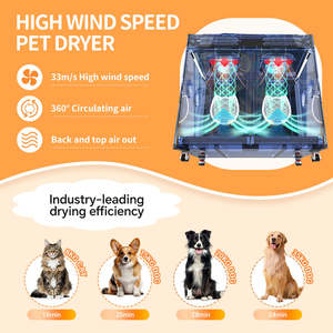 Cabina de Secado para Mascotas de Acero Inoxidable de 350L, Lujosa, Moderna, Duradera, Conveniente, Ecológica y Personalizada para el Hogar o Salón de Belleza para Mascotas - Product Image 5