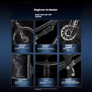 VTT Softtail haut de gamme avec frein à disque 12 vitesses et cadre en alliage d'aluminium durable pour les sentiers forestiers et la <span class=keywords><strong>course</strong></span> - Product Image 2