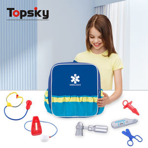 Topsky plástico de alta calidad/<span class=keywords><strong>PC</strong></span> niños educativo médico juego de simulación casa juguete conjunto mochila juego de rol juguetes para niños - Product Image 5
