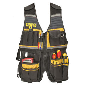 Gilet à outils Stanley Fatmax, polyester réfléchissant, taille unique, équipement utilitaire pour atelier - Product Image 1