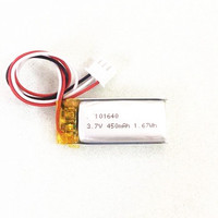 Batterie Lipo 3.7V DTP901638 520mah Li Ion 3.7v Batterie au lithium Fabricant