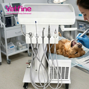 Equipo Portátil de Clínica Dental Móvil, Unidad Dental Veterinaria con Turbina y Compresor - Product Image 1