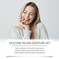Ensemble de prothèses dentaires en silicone OEM, adapté aux personnes de différents âges, conforme à la norme CPNP et à la réglementation européenne CE.