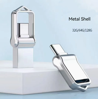 USB Flash Drive tipe-c 3.0 logam, USB Disk kecepatan tinggi dengan harga grosir pabrik