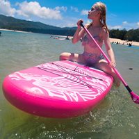 Planche de SUP gonflable double couche personnalisée de 10 ft6 planche à pagaie debout pour le surf