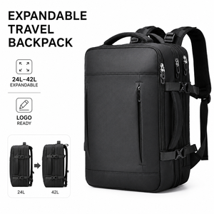 Sac à dos de voyage avec compartiment pour ordinateur portable, sac de transport extensible pour avion, grande capacité, sac à dos d'affaires pour hommes et femmes, Mochila - Product Image 1