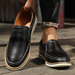 2026 Plus Size <b>Men's</b> <b>Slip</b>-<b>on</b> Hand-Stitched Casual Leather <b>Shoes</b> One-Step Casual <b>Shoes</b> for <b>Men</b> - Product Image 2