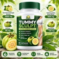 Capsules de Garcinia Cambogia Naturelle pour le Contrôle de l'Appétit, le Soutien du Métabolisme, la Gestion Quotidienne du Poids chez l'Adulte
