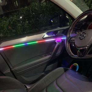 Lumières d'ambiance USB pour <span class=keywords><strong>voiture</strong></span>, contrôle par application, bande LED RGB, décoration intérieure, bricolage, branchez et jouez - Product Image 5
