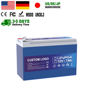 Bateria de Íon de Lítio Lifepo4 12v 7ah em Estoque na UE, Recarga de Ciclo Profundo para Sistema de Energia UPS/Solar - Product Image 2