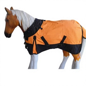 Couverture anti-mouches pour cheval de qualité supérieure, imperméable, légère, respirante, en maille, protection contre les mouches d'été, équipement équestre - Product Image 2