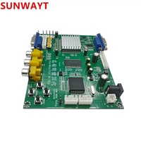Carte de conversion de signal GBS-8200 RGB CGA EGA YUV VGA LCD HD pour borne d'arcade, PCB vert en plastique, version anglaise