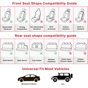 Coprisedili in Pelle Xiangta per Auto, Versione 3D di Lusso, Set Completo per la Maggior Parte delle Auto e SUV - Product Image 6