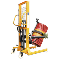 Nouveau transpalette manuel pour fûts d'huile avec capacité de charge de 500 kg et garantie d'un an pour une utilisation en restauration et en commerce de détail