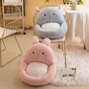 <span class=keywords><strong>Dessin</strong></span> <span class=keywords><strong>animé</strong></span> ours chaise coussin intégré soutien lombaire Super doux en peluche bureau sédentaire artefact mignon hiver siège PP coton maille - Product Image 5