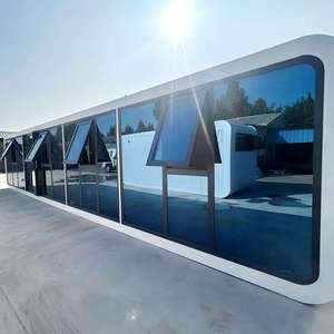 <span class=keywords><strong>Honest</strong></span> Brand Factory Direct Apple Cabin |   Elegante Casa Prefabricada de Acero para Apartamentos, Escuelas o Retiros al Aire Libre, Impermeable - Product Image 1